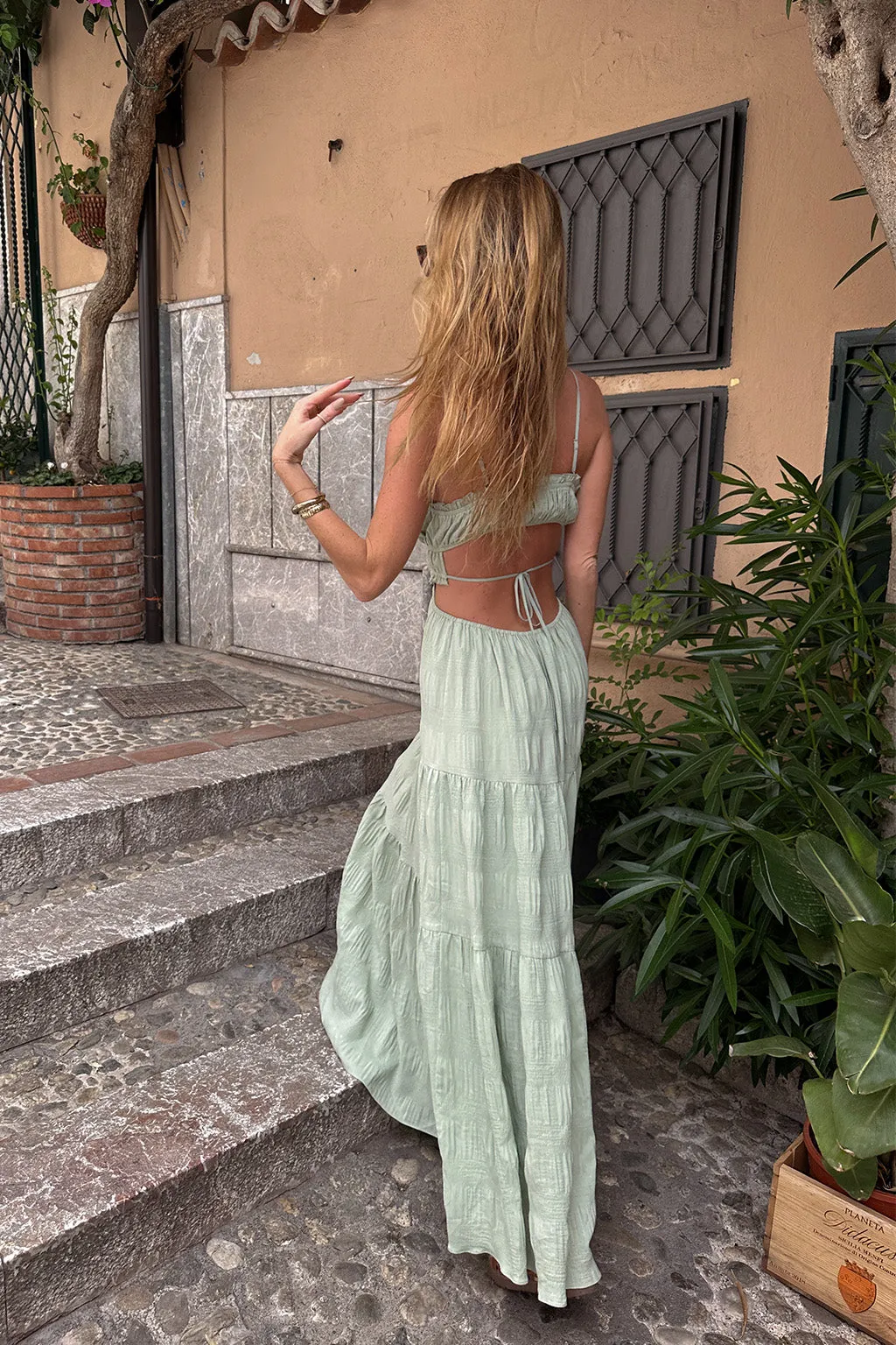 Paola Sage Boho Maxi Dress