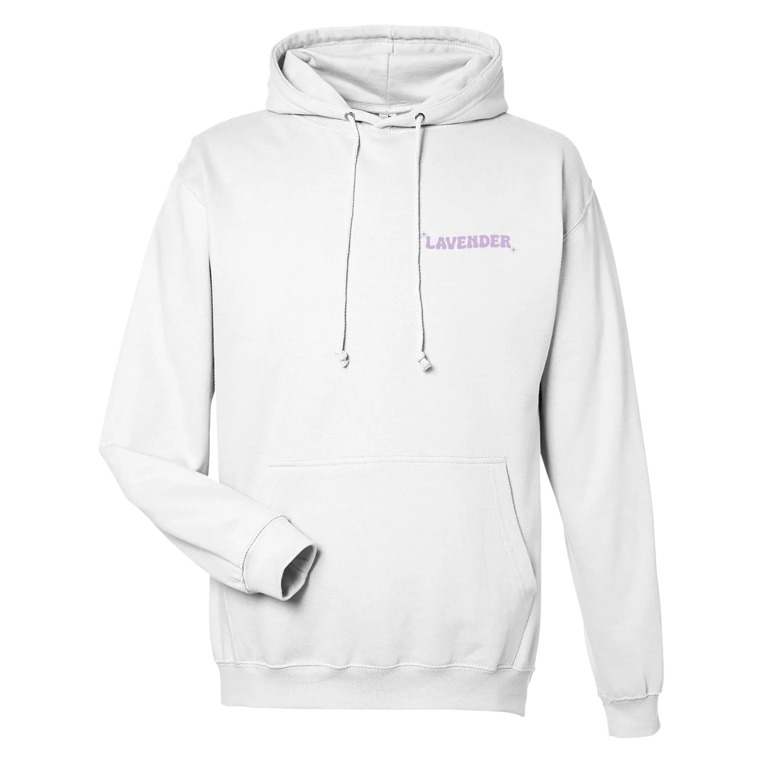 "Lavender" White Pullover