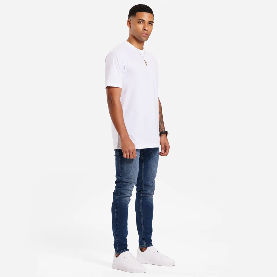 Serrano Slim Fit Jeans - Mid Blue