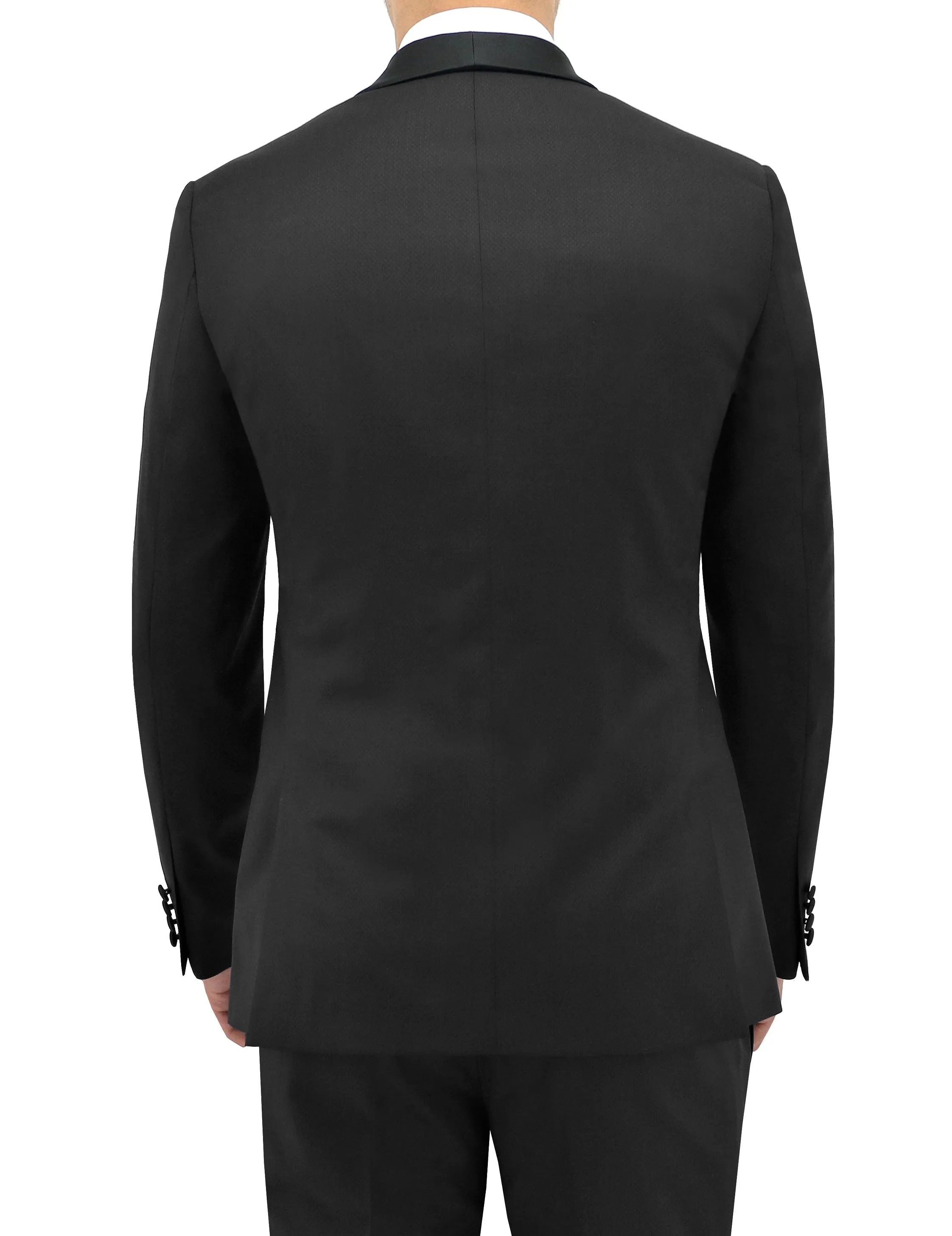 Shawl Shape 203 Black Wool Dinner Jacket