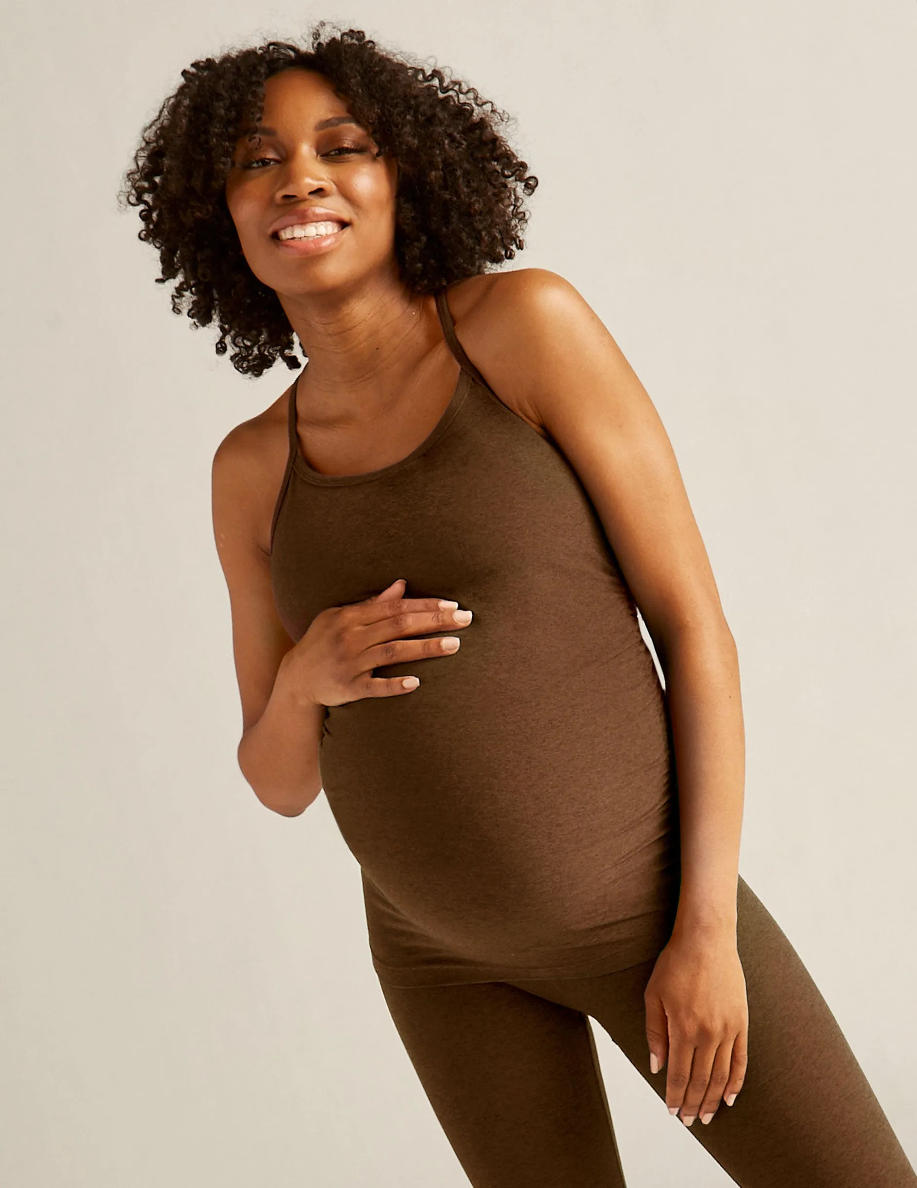 Spacedye Keep Your Cool Maternity Slim Racerback Tank