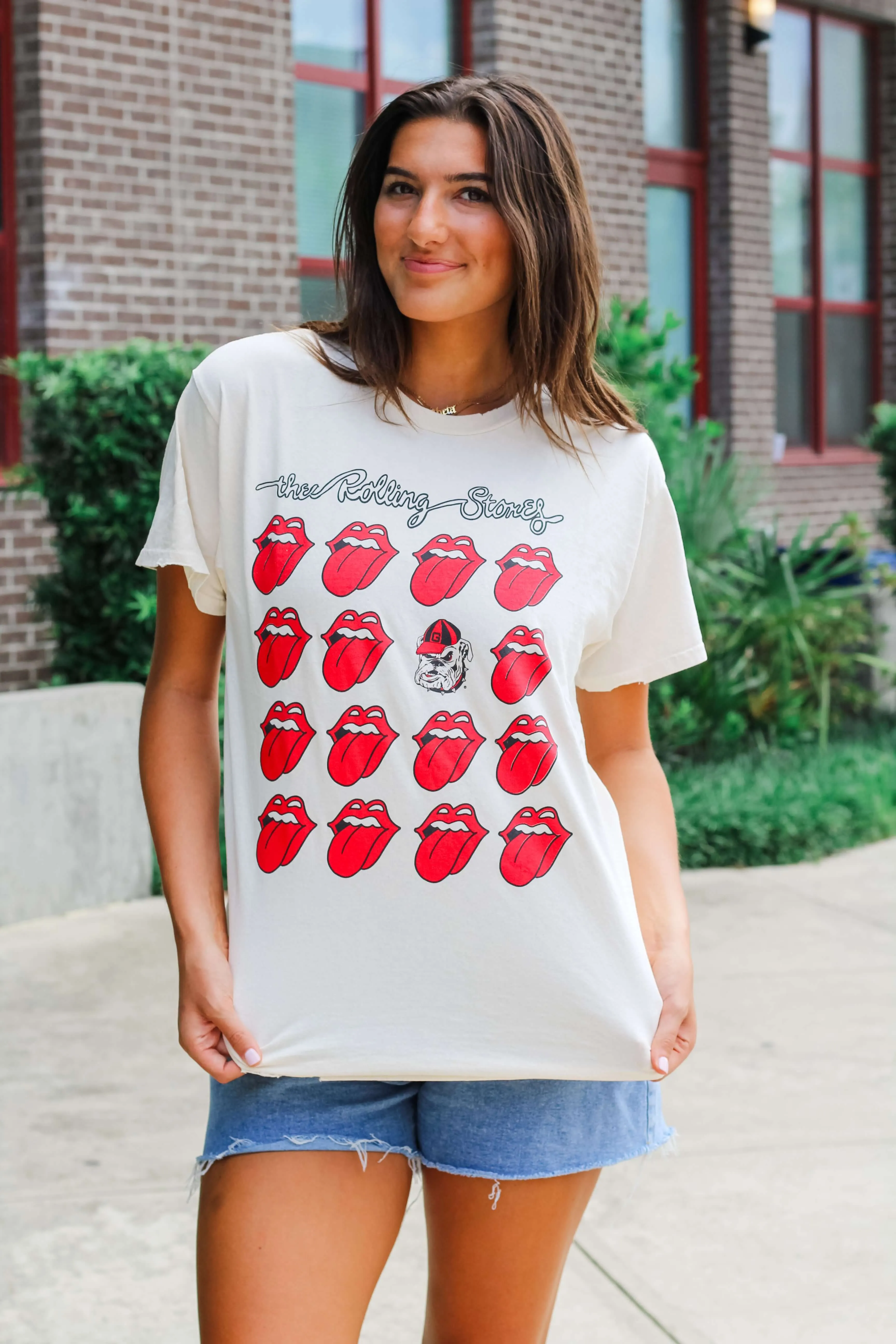 The Multi-Lick Thrifted Tee (UGA x Rolling Stones)