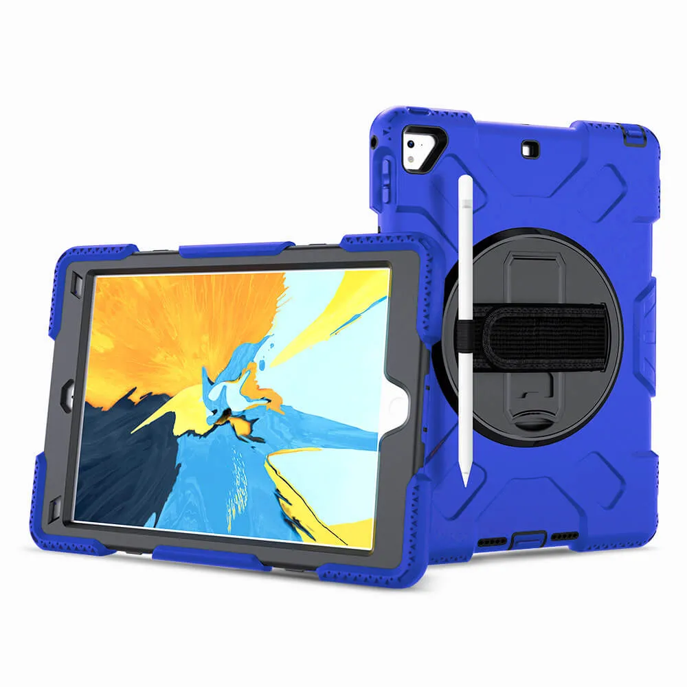 Tough On iPad 5 / 6th Gen 9.7" Case Rugged Protection Blue