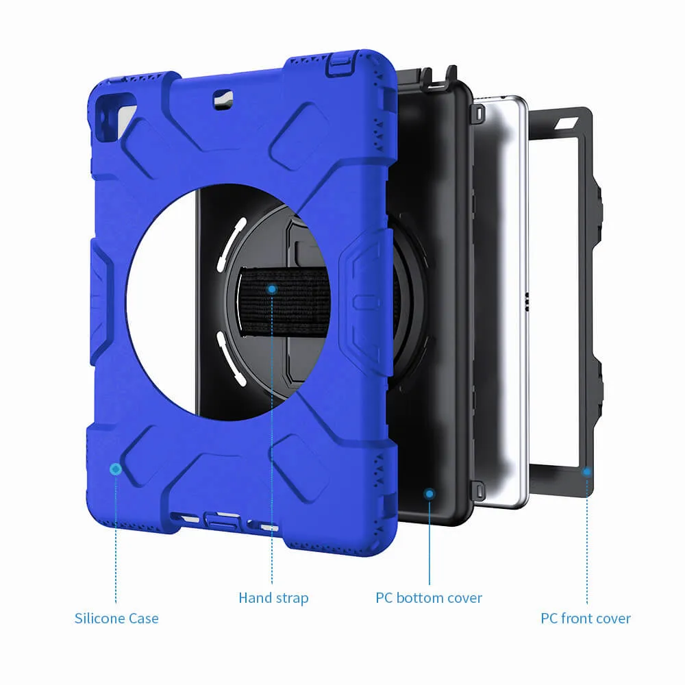 Tough On iPad 5 / 6th Gen 9.7" Case Rugged Protection Blue