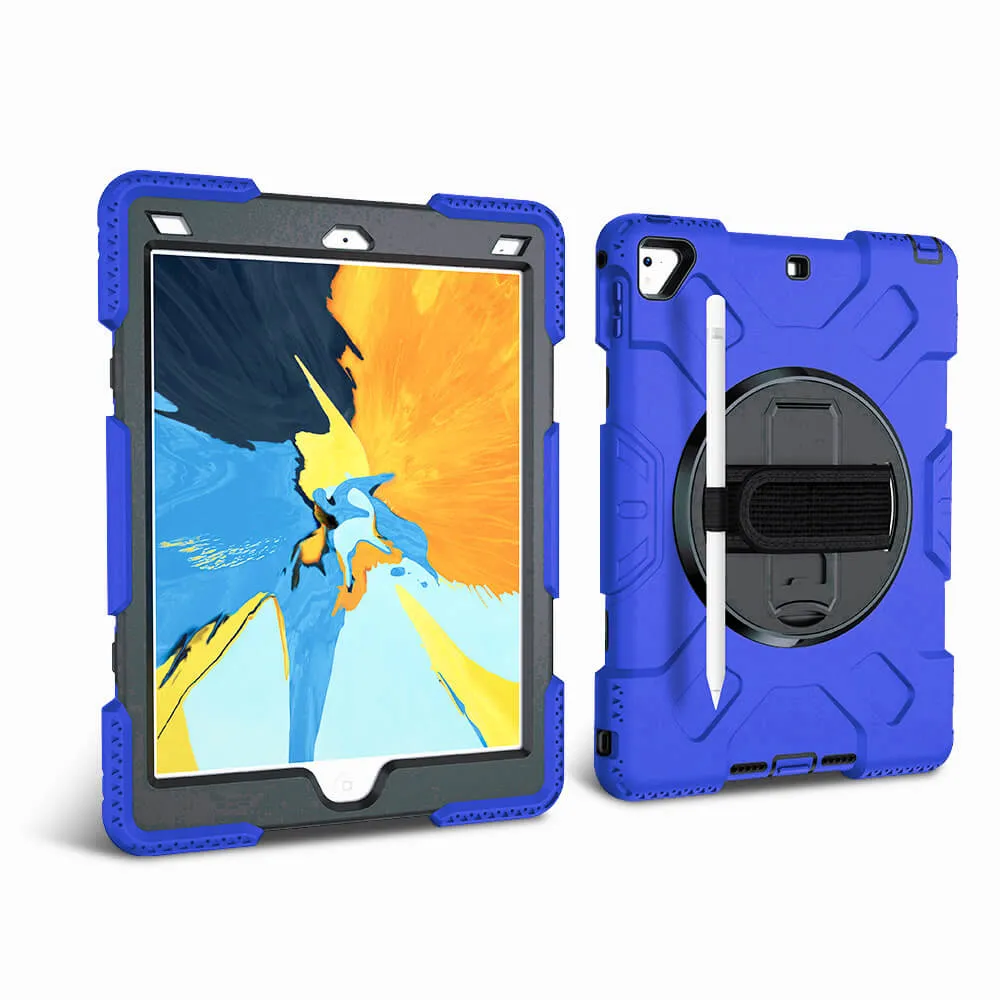 Tough On iPad 5 / 6th Gen 9.7" Case Rugged Protection Blue