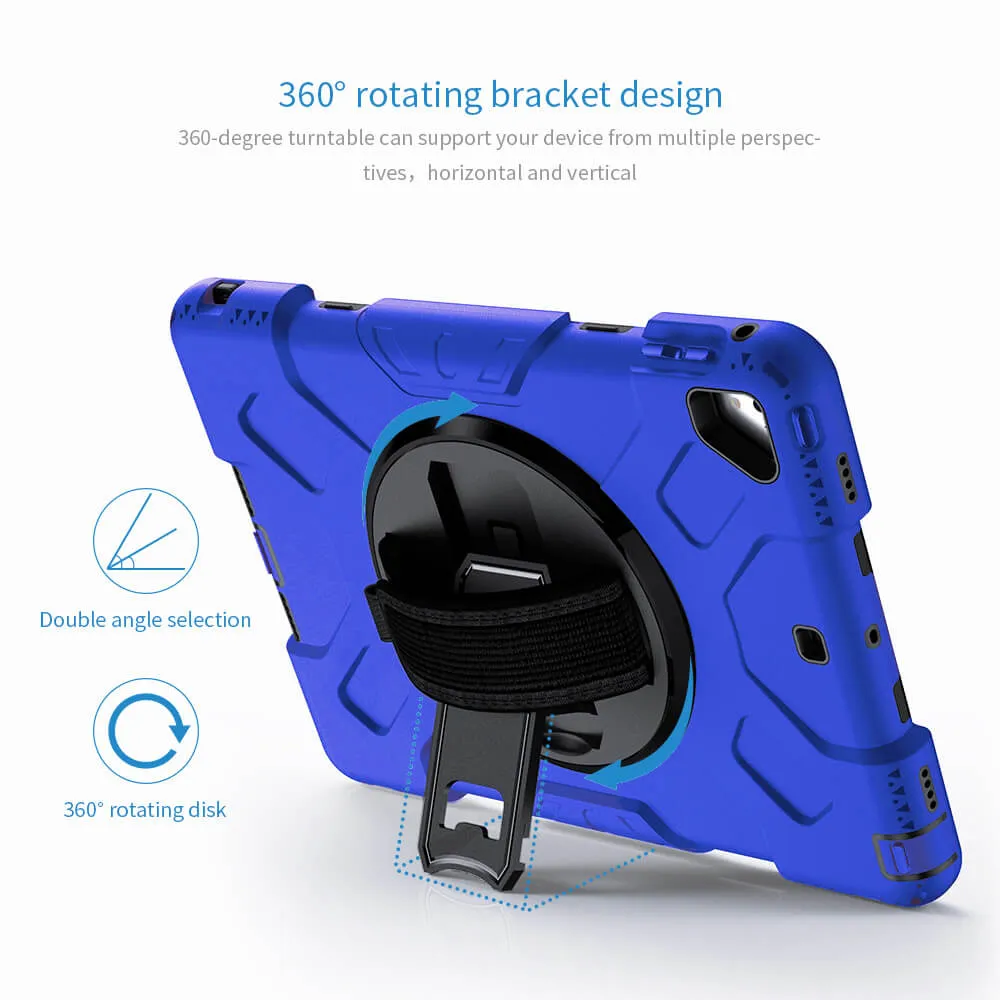 Tough On iPad 5 / 6th Gen 9.7" Case Rugged Protection Blue