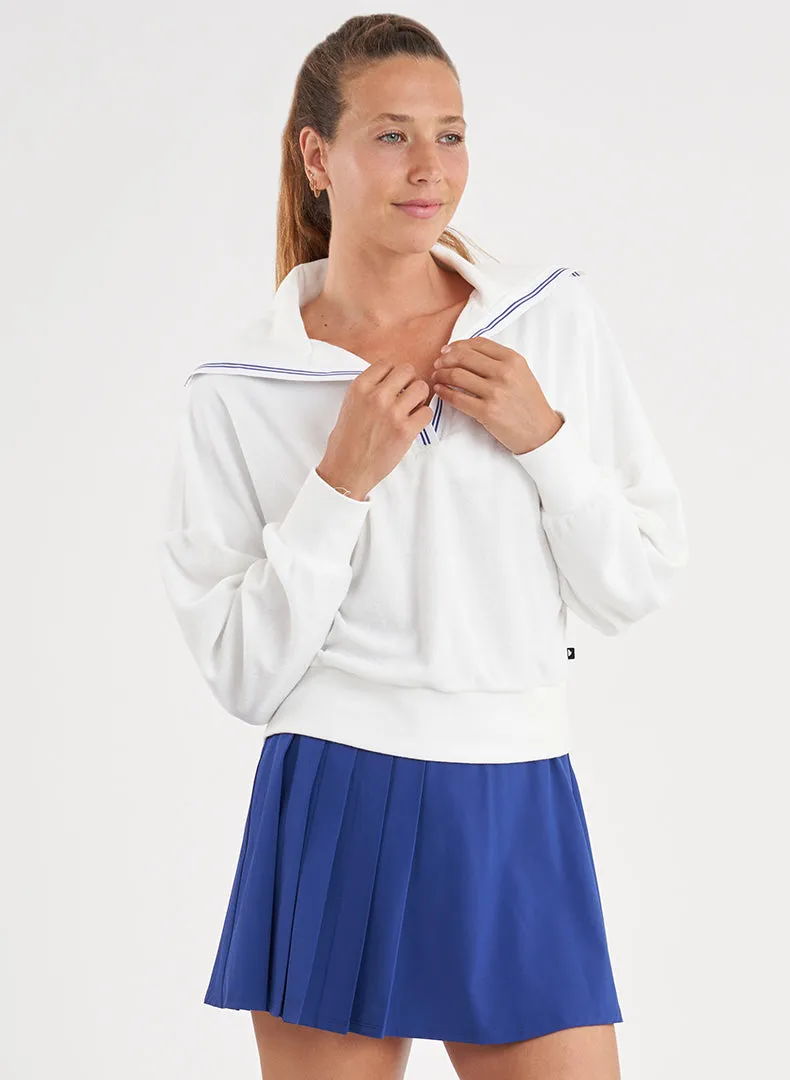 Varsity Polo Pullover