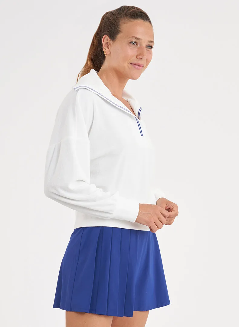 Varsity Polo Pullover