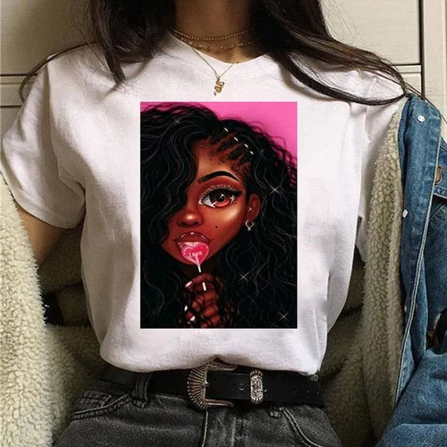 Vogue T Shirt Women Melanin T Shirt