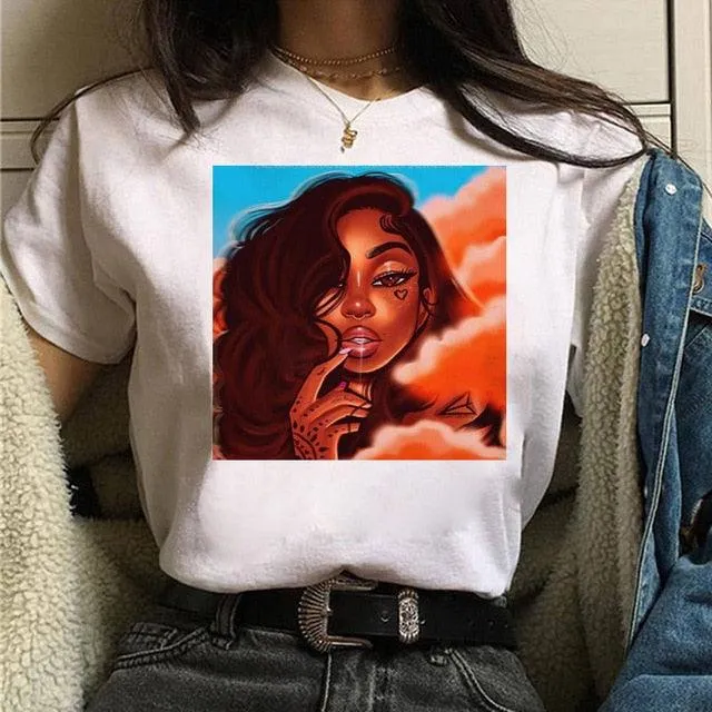 Vogue T Shirt Women Melanin T Shirt