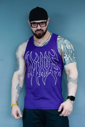 WILDS FLAME TANK IN PURPLE